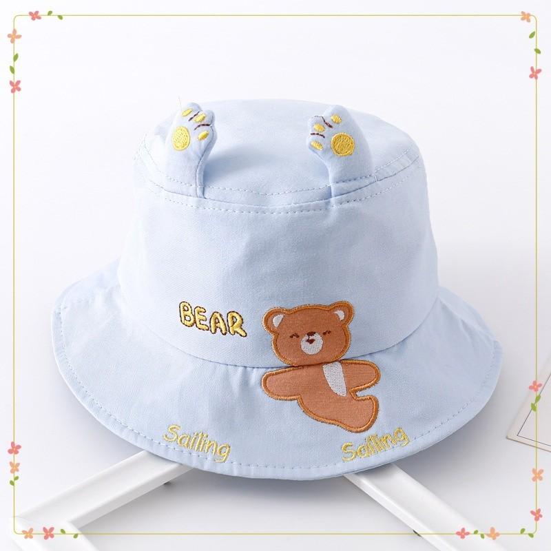 Liebevoller Baby-Sonnenhut für Frühling und Sommer Dünn und leicht Unisex Säugling Kleinkind Sonnenschutz Fischerhut