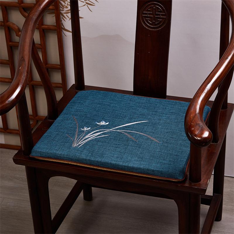 Chinese Style Cushion Mahogany Furniture Sofa Seat Cushion Taishi Circle Chair Tea Chair Non-slip Back Cushion