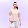 Anta Training Short Sleeve Quick Dry Knitted Top Summer T-Shirt Women tops Soft-Pink 962627116-6