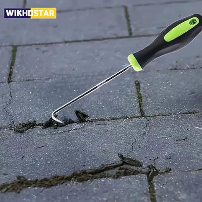 U-förmiger Nagelentfernungshaken geeignet für Gartenspalten und Pflasterfugen - leicht und handlich - aus Metallmaterial