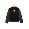 Adidas Bb Snap Jacket Sport Casual Breathable Contrast Knit Stand Collar Men Jackets Black H58333
