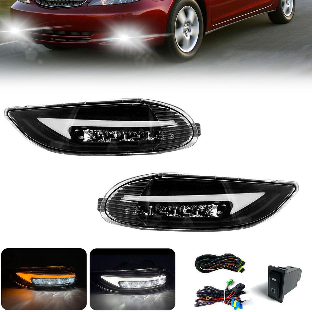 Yellow LED Fog & Daytime Running Lights for 2005-2009 Toyota Corolla - Fog Light Assembly
