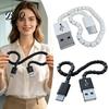 Calming Gadgets for Focus 3D Printed Imitation USB Cable Fidget Toy, Flexible Articulated Relaxation Toys Desk Stress Relief Sensory Toy Office