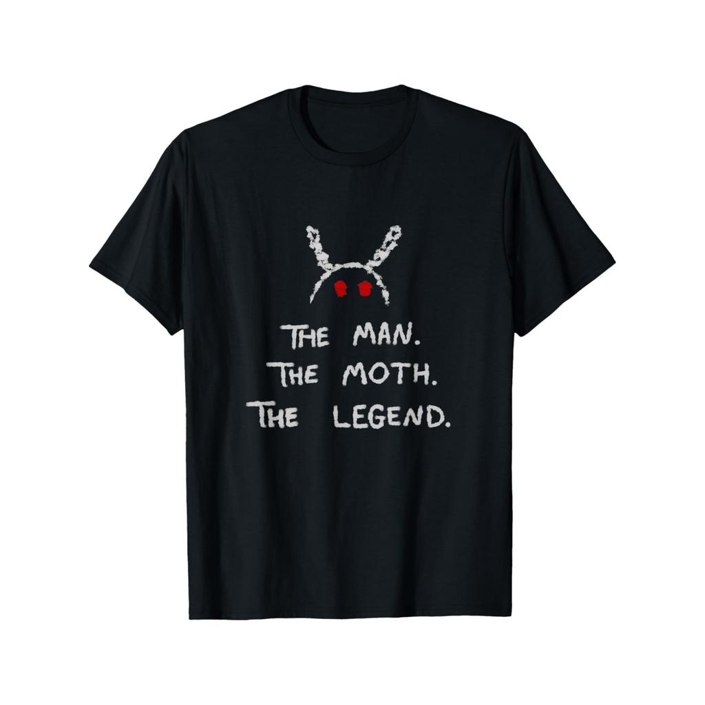 The Man The Moth The Legend Mothman Graphic Tee Mens Casual Cotton Round Neck Tshirt