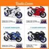 Motorcycle Model Alloy Toy With Inertia Function Design For Daily Kids Gift