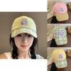Spring Summer Trendy Cotton Embroidered Baseball Hat With Sunshade For Casual Outings