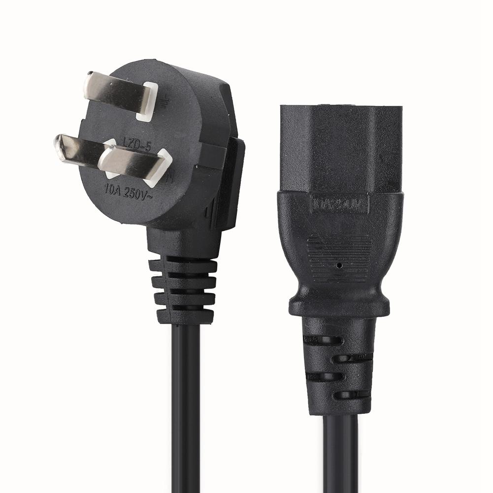 1.5M 3-holes 3 Pin Power Cable Adapter Wall Plug Charger AC Power Cord