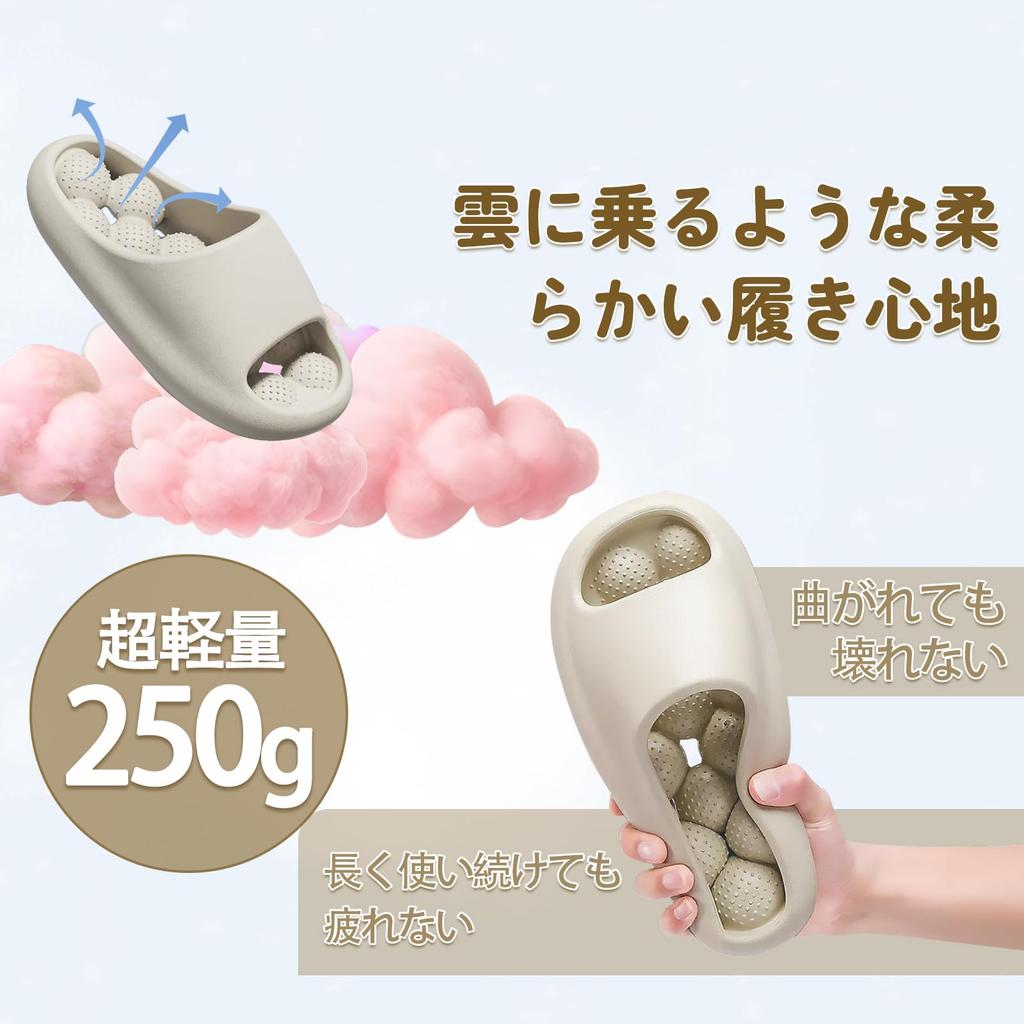 MuGaoDee Health Sandals and Slippers by a Physical Fits Foot Lengths and Reflexology Health Foot Platform Indoor and Outdoor Room Shower Just Put It