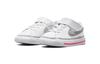 Nike Court Legacy Low top Toddler Shoes White Pink Infant And Toddler DA5382-111