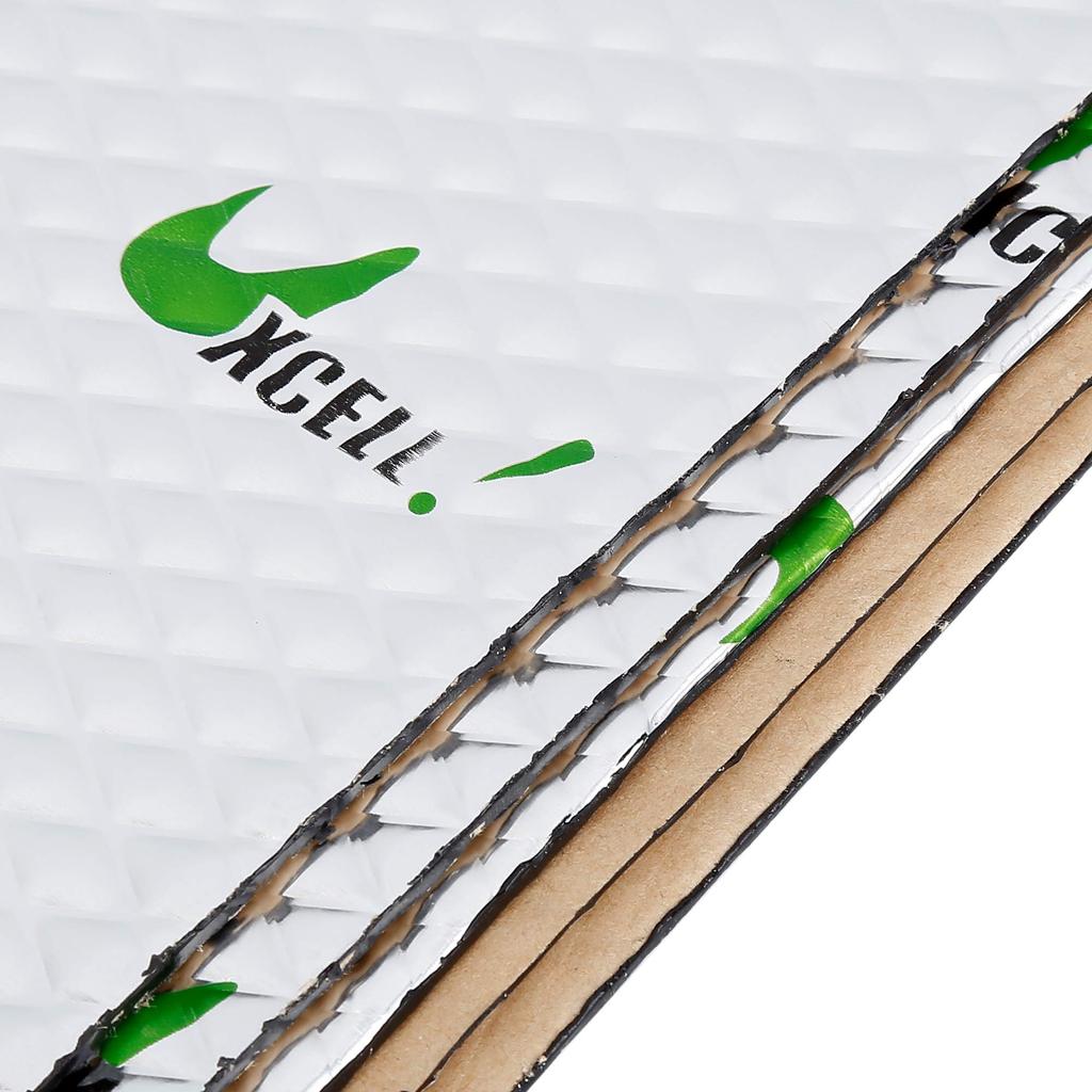 uxcell Vibration Damping Soundproofing Sound Absorbing Soundproofing Car Insulation 2mm 40cm X Pack of Universal Fit for and Floor Sheet, Sheet,