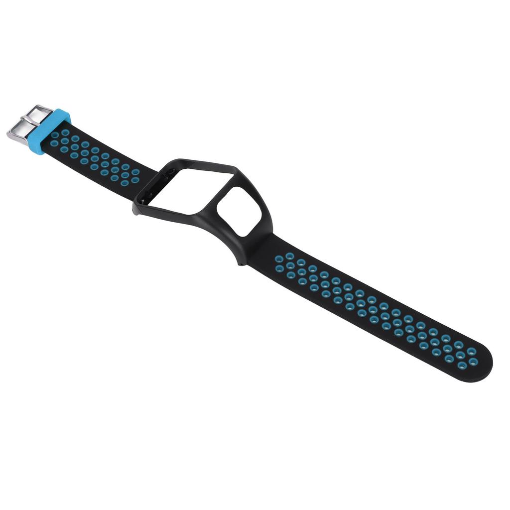 Smartwatch Band Silicone Wrist Watch Strap Dual Color with Pin Buckle for TOMTOM Runner3