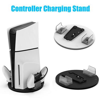 Ladestation für Gamecontroller, magnetische Ladestation, Dual-Controller-Ladestation für PS5 Slim-Konsole