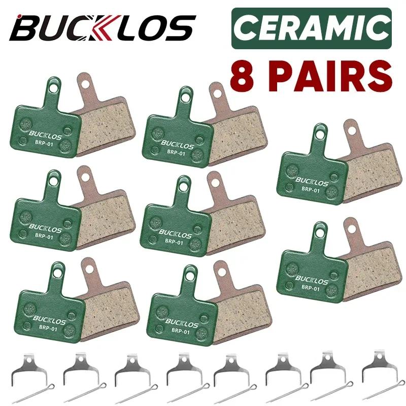BUCKLOS MTB Ceramic Brake Pad Bicycle for Shimano B01S B03S B05S MT200 SRAM AVID High Heat Dissipation Pads Cycling Accessories