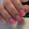 European And American Wearable Nail Piece Nail Art Wearable Nail French Flower False Nail Extension Removable Nail