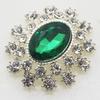 25x28mm Korean Alloy Rhinestone Acrylic Scarf Buckle Brooch