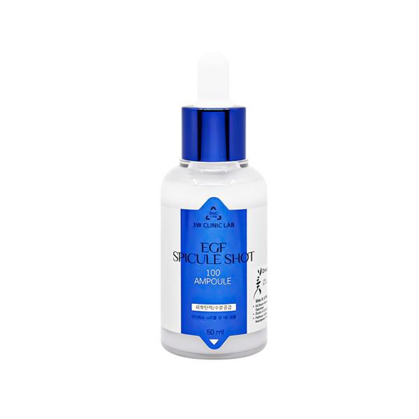 3W CLINIC LAB EGF Spicule Shot 100 Ampoule 50ml (3 Options) #Ampoule 50ml x 1pcs