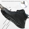 winter insulated safety shoes with warm plush anti puncture work sneakers with plastic toe construction waterproof work shoes