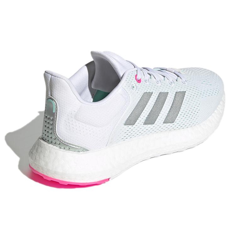 New Adidas Pureboost 21 White Silver Mint Women's GY5097