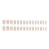 24 Pcs Short Ballet White Pearl Burst Flash Cream Yellow French Cute Girl Fake Nail Finished Product Wearing Nail Ins Wind