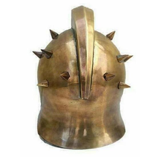 Casque Médiéval Gladiatore Maximus – Réplique Décorative En Acier, Fait Main (Inde)