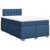 Maison Exclusive - Sommier à lattes de lit avec matelas Bleu 120x200 cm Tissu