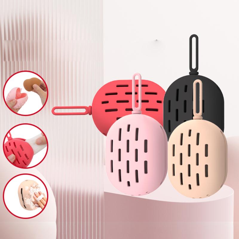Cheap Silicone Makeup Sponge Storage Box Portable Breathable Beauty ...