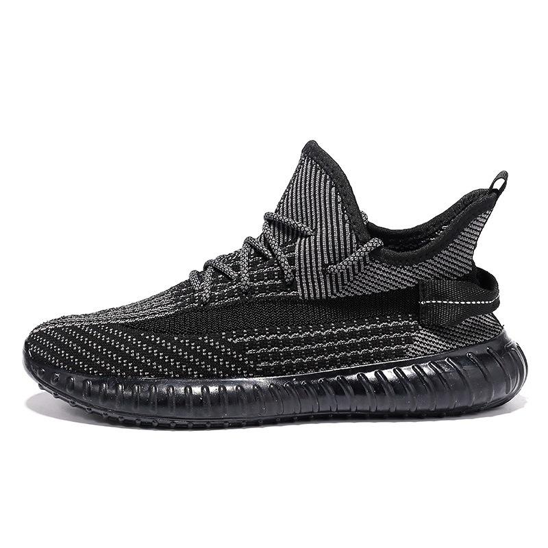 New men's spring new lightweight breathable fly-woven sneakers student running shoes