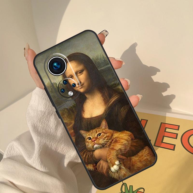 Leonardo da Vinci Mona Lisa Art Case For Honor Magic 8 Pro 5 6 7 Lite Cover For Honor 400 200 90 70 50 X8a X8b X9a X9b X9c