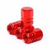 4Pcs Car Tire Valve Caps Knurling Style Tire Valve Cap Aluminum Tire Wheel Cap Air Valve Cap Car Universal Accessories
