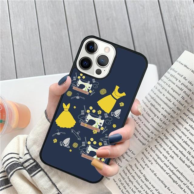 Vintage Sewing Machines Coque Shell For iPhone 17 Air 15 16 14 13 12 Pro Max 11 Pro Max Plus Phone Case Cover
