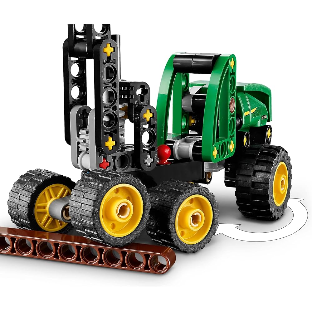 LEGO Technic John Deere 1470H Wheel Harvester Toy Building Set for Kids Ages 7-9
