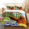 Copripiumino Federa Set Biancheria da Letto Cartone Animato Grizzy Lemmings Adulto Ragazzo Ragazza Decorazione Camera da Letto Regalo per Bambini Singolo Matrimoniale Grande74