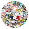 France Scenery Travel Stickers - Waterproof Cartoon Epoxy for Journals, Laptops & More (50 Sheets)