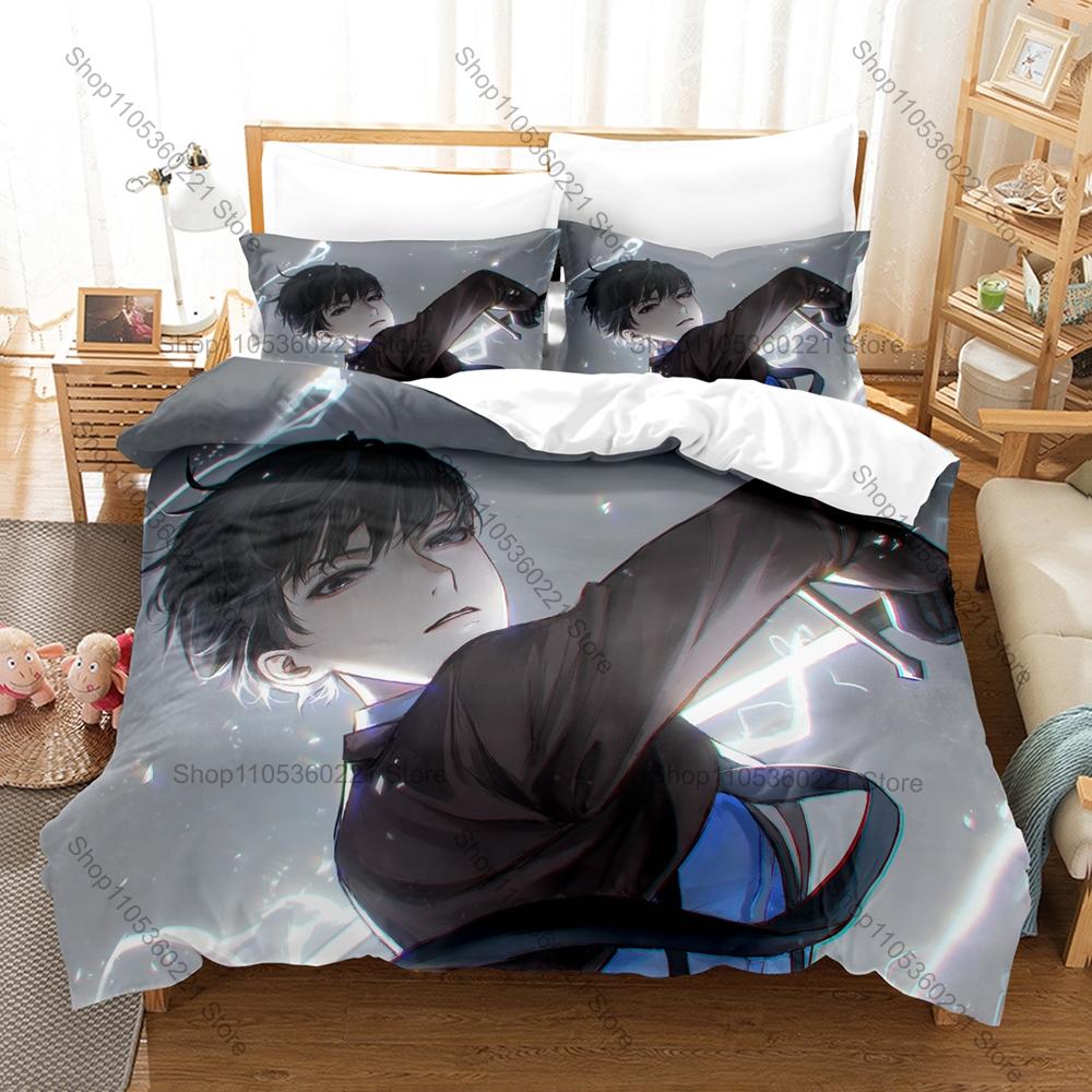 Omniscient Reader Manhwa Bedding Set, Duvet Cover + 2 Pillowcases Cool Graphic Pattern for Home & Dorm Daily Use
