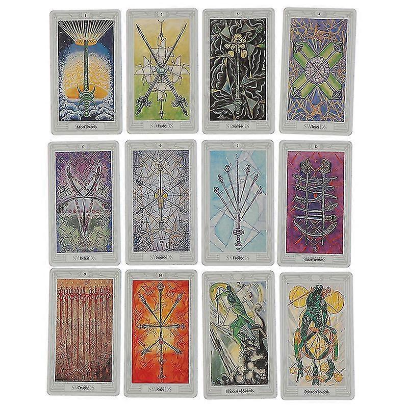 78 Cards Egyptian Myth Divination Aleister Crowley Thoth Tarot Pocket Guidebook