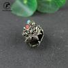 Copper Brave Troops Head Bell Small Ornaments Desk Feng Shui Decorations Retro Brass Keychain Pendants Home Decor Living Room