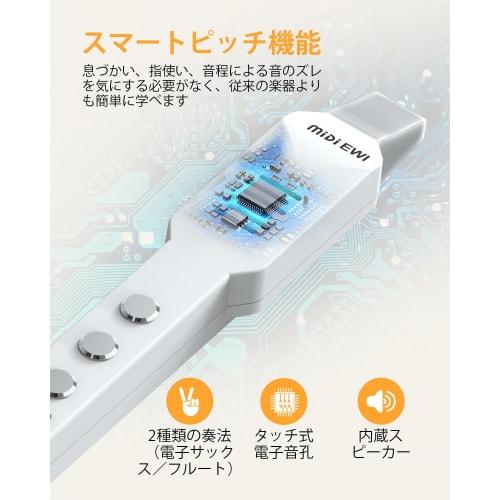 OYAYO EWI02 Pro Portable Digital Wind Instrument, Saxophone with 10 Voices, MIDI & Bluetooth Compatible, Built-in Battery, Compact, Beginner-Friendly