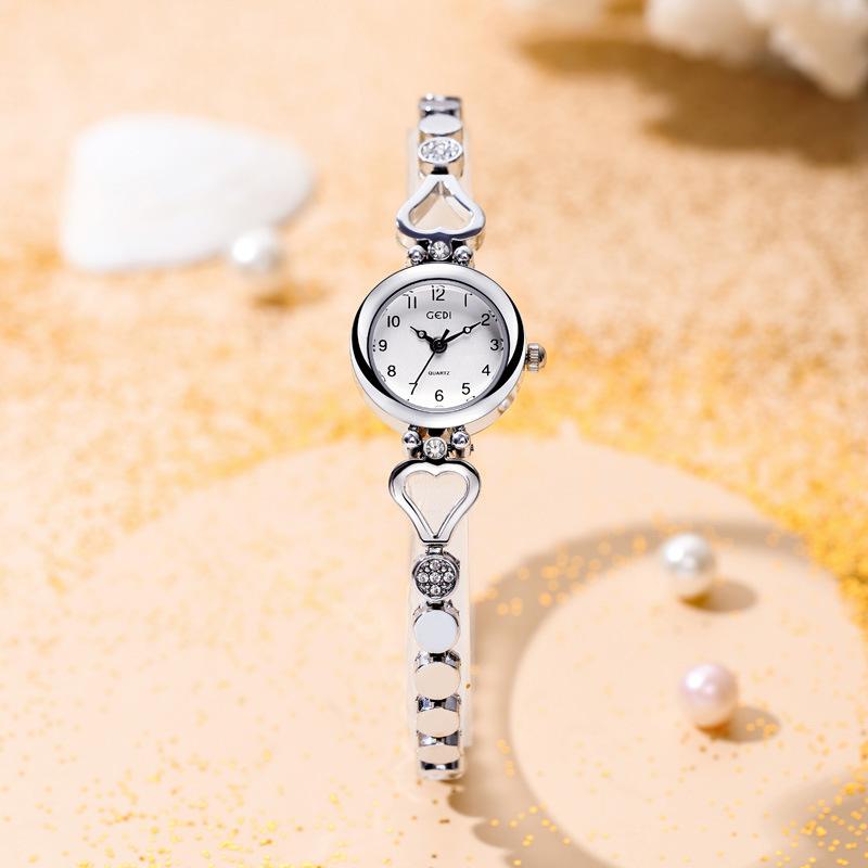 Delicate Alloy Women'S Watch, Small And High-End Quartz Watch, Women'S Waterproof Light Luxury Bracelet Watch