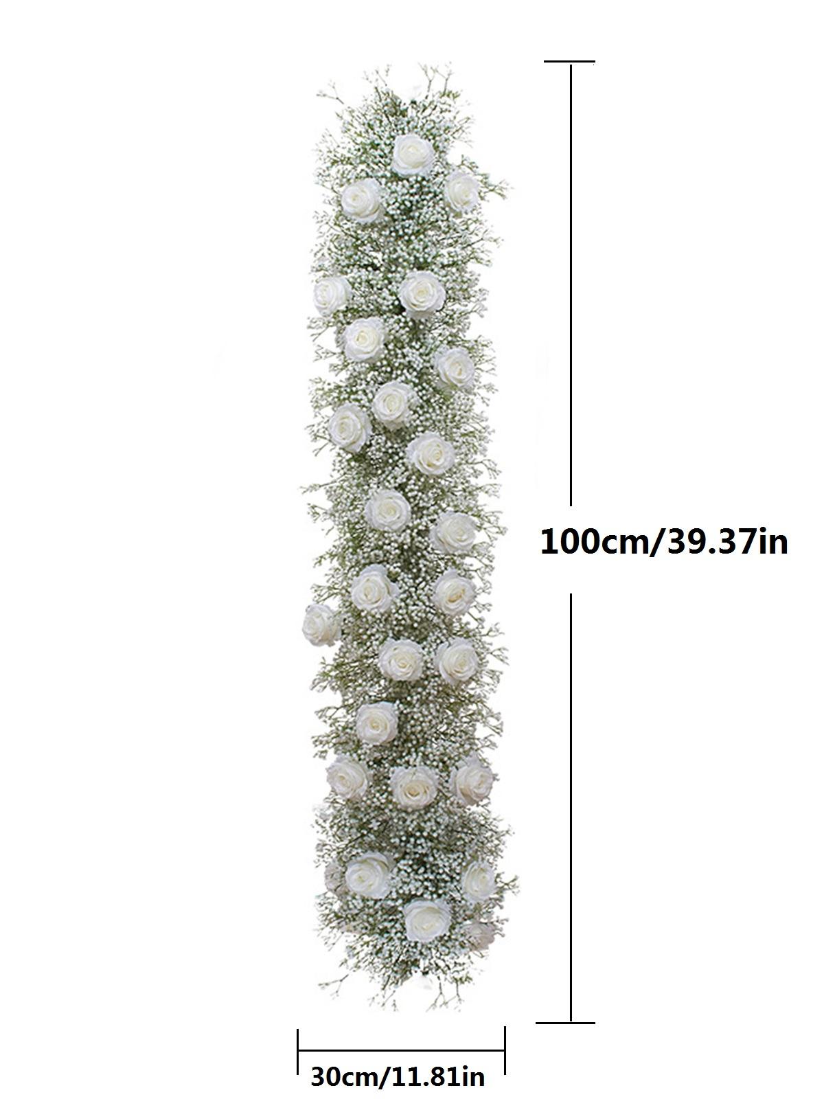 

100x30 см свисающие листья лианы искусственная гирлянда растение искусственные цветы лианы из гипсофилы зелень арка настенный декор для дома и улицы