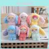 Adorable Plush Rabbit Keychain Doll Accessory Cute Soft Toy For Girls In Various Colors