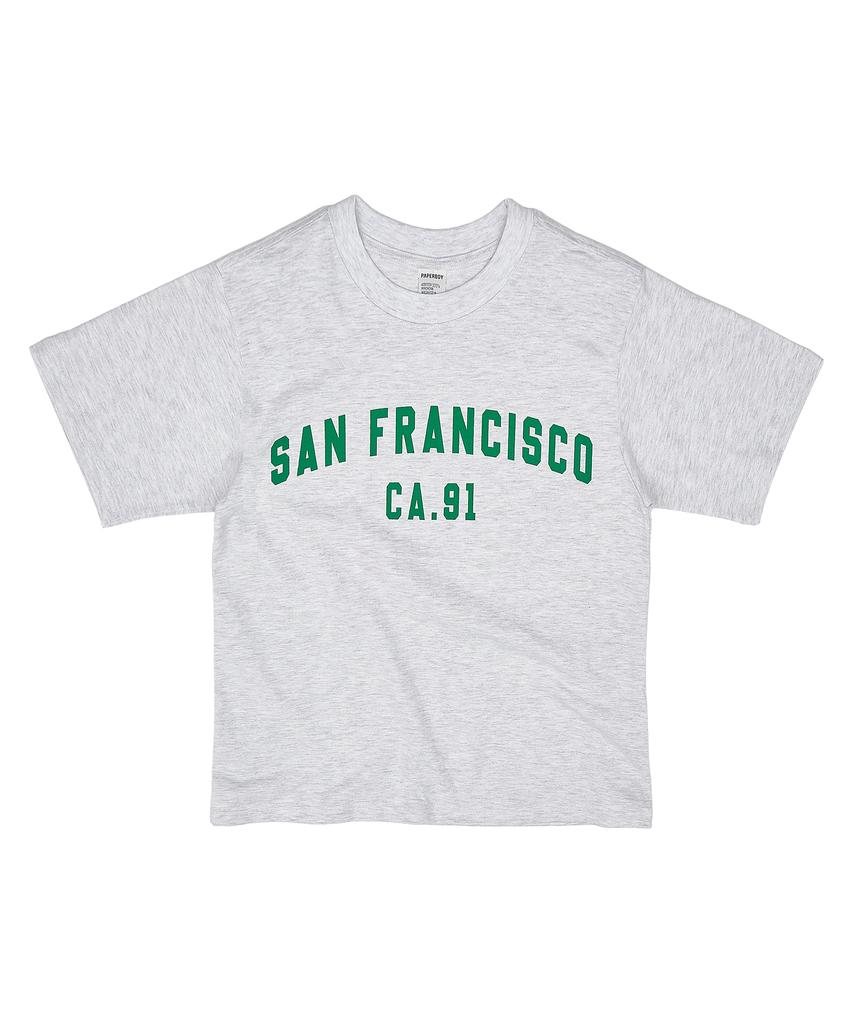 PAPERBOY San Francisco 91 Short Sleeve T-Shirt - Black