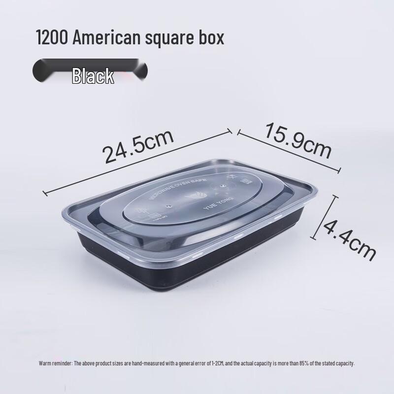 

Disposable Rectangular Takeaway Food Boxes