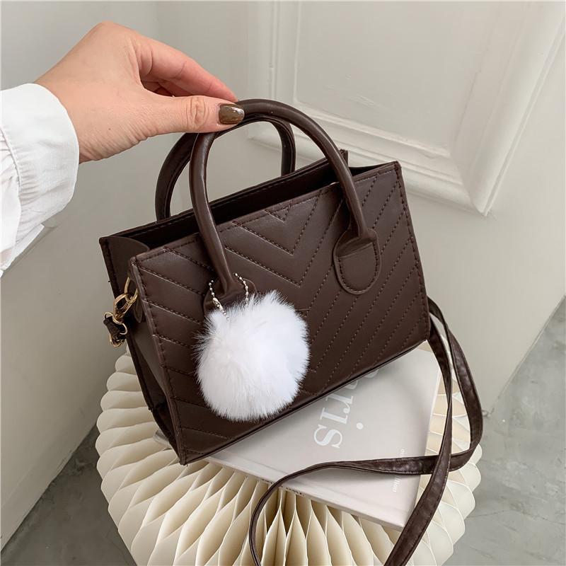 2024 Trendy Textured Small Square Bag – Women's Spring/Summer Messenger & Shoulder Bag