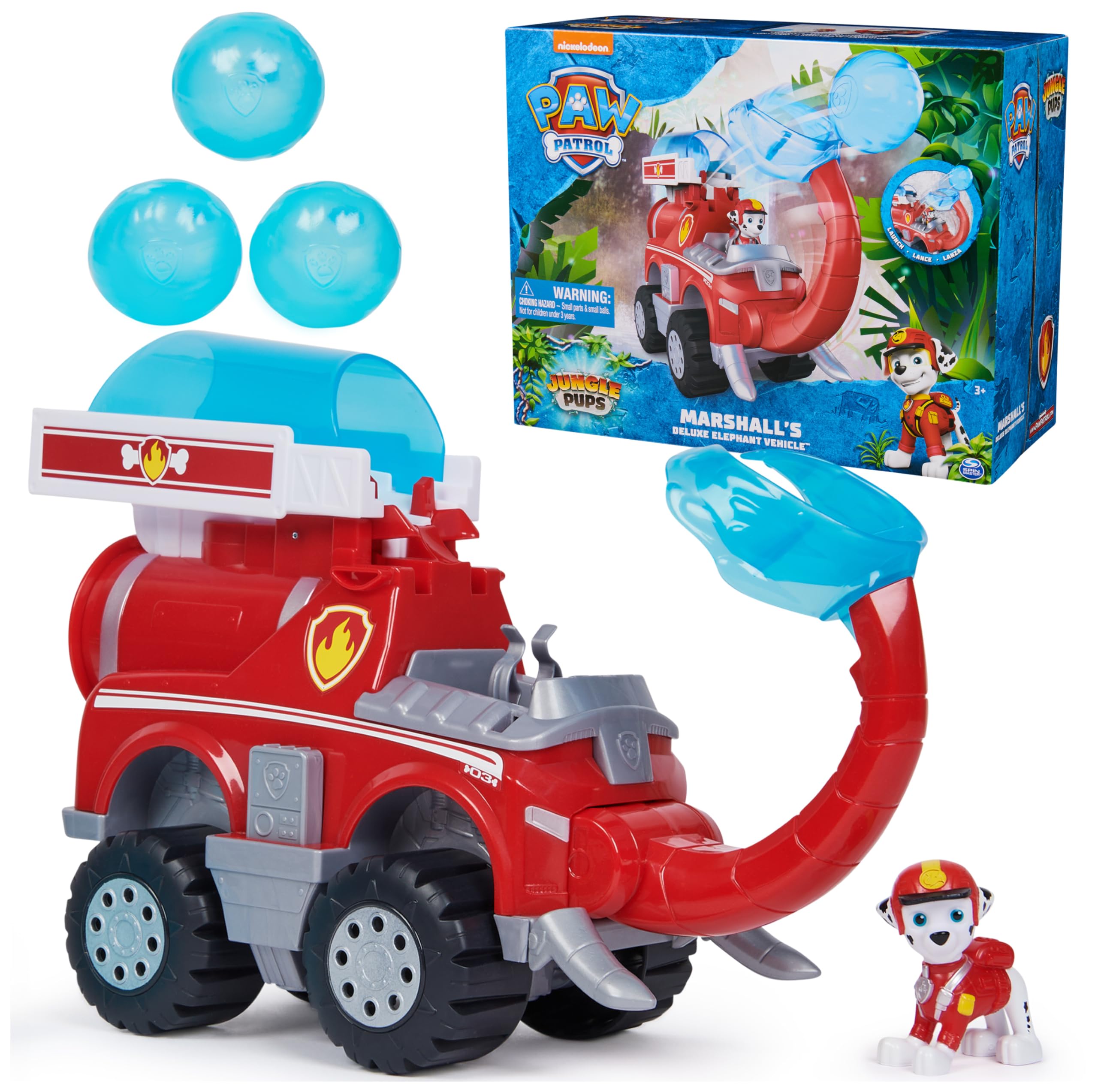 

Paw Patrol Toy Vehicle MarshallDlxJungleVhicle