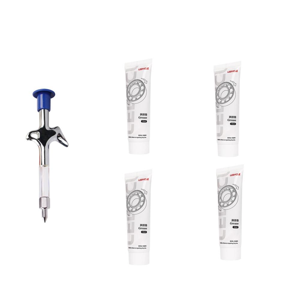 Fahrrad Aluminium Fettpresse Aluminiumlegierung MTB Fahrrad Kugellager Nabe Fett Spritze Fahrrad Öl Schmiermittel Radfahren Reparaturwerkzeug