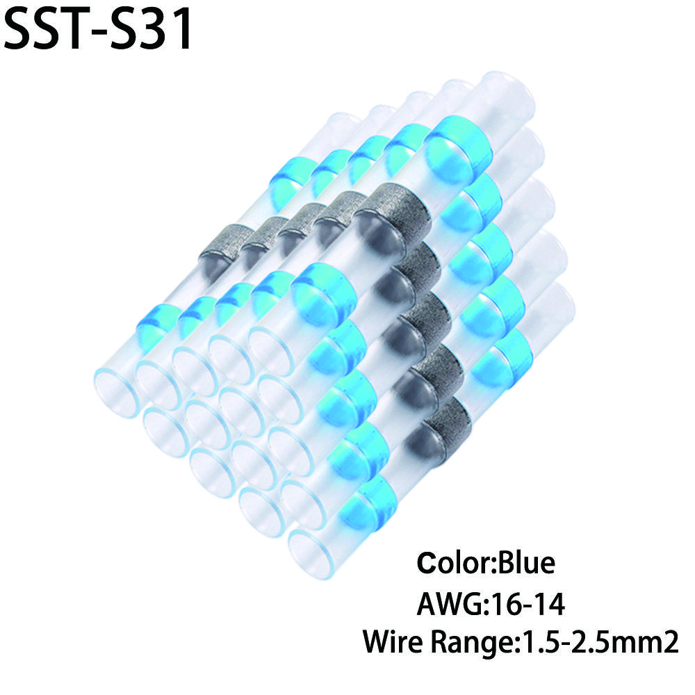 Heat Shrink Terminals Waterproof Solder Ring Seal Electrical Connectors Wire Cable Splice Kit Automotive Marine 0.25-6mm²