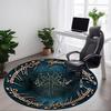 1pc Lord of the Rings Office Round Area Rug, Under Office Chairs Bedroom Living Room Home Decor A0926066