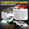 1:32 Alloy Car Model Cybertruck Pickup  Diecasts Metal Toy Off-road Vehicles Car Model Simulation Collection Kids Gifts