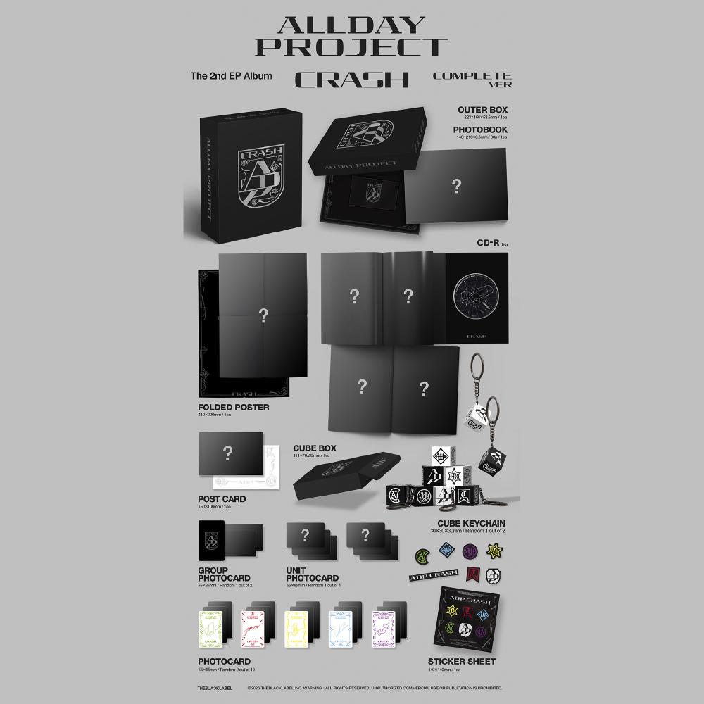 Pre-order ALLDAY PROJECT The 2nd EP Album CRASH Complete Ver. & SHOP POB