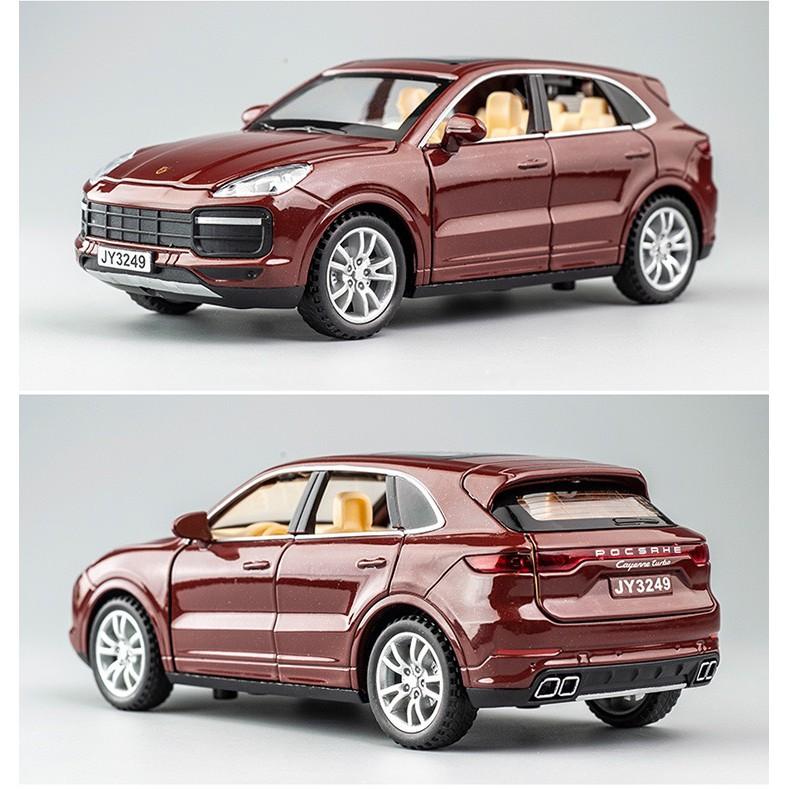 RUM1:32 Scale Porsche Cayenne Alloy Car Model Light & Sound Effect Die Cast Car Model Toys for Boys Toys for Kids Gift for Boys Car for Boys